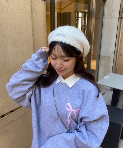 ダッフィ　ベレー帽　セーター 楽天市場】ベレー帽 レディース 帽子 ベレー 秋 冬 ケーブル編み