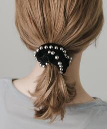 SMELLY | メタルボールベロアシュシュ(ヘアゴム)