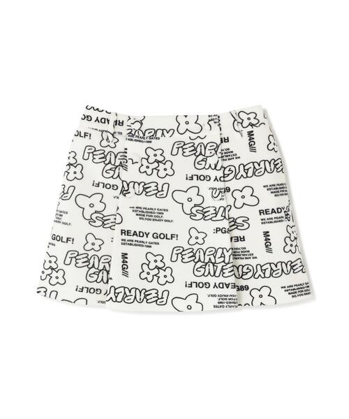 PEARLY GATES(パーリーゲイツ)の「【PEARLY GATES】フリース片面起毛スカート <ストリート花柄>(スカート・レディース・ホワイト系その他・SMALL/MEDIUM/LARGE)」の10枚目の写真