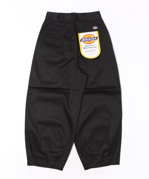 Dickies（ディッキーズ）の「Dickies/ディッキーズ コクーンワイドパンツ/バルーンワイドパンツ/ミリタリーパンツ/ユニセックス（その他パンツ・レディース・チャコールグレー/ブラック/カーキ・LARGE/MEDIUM）」の4枚目の写真