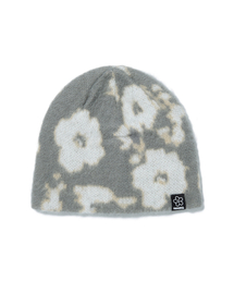 WKNDRS（ウィーキャンドース）の「FLOWER BEANIE (GREY)（ニットキャップ/ビーニー）」