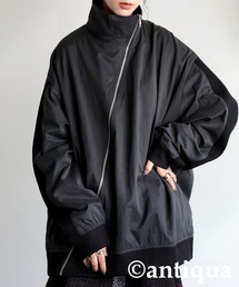アンティカ　ブルゾン antiqua レイヤード風ブルゾン ブルゾン レディース アウター 送料無料