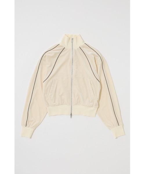 MOUSSY(マウジー)の「VELOUR TRACK トップス(ジャージ・レディース・ブラウン/ネイビー/オフホワイト・FREE)」の14枚目の写真