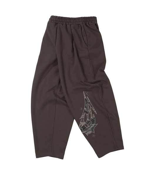 GAKKAI UNIONS(ガッカイユニオンズ)の「シューティングカモパッチバルーンパンツアッシュブラウン(スウェットパンツ・メンズ・その他・SMALL/MEDIUM/LARGE)」の4枚目の写真