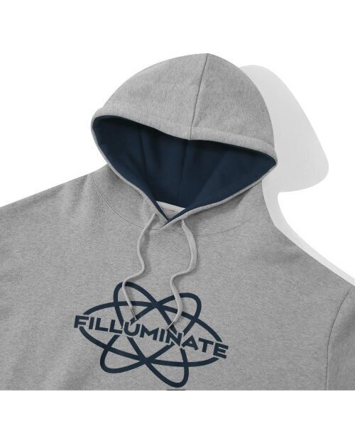 F.ILLUMINATE(フィルミネイト)の「オーバーサイズサークルフードパーカー-メランジグレー(パーカー・レディース・その他・SMALL/MEDIUM/LARGE/X-LARGE)」の3枚目の写真