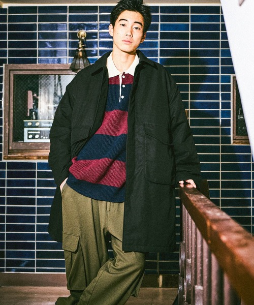 中綿パッチステンカラーコート（ステンカラーコート）｜niko and