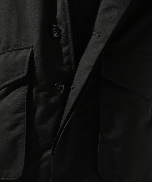 セール】中綿パッチステンカラーコート（ステンカラーコート）｜niko