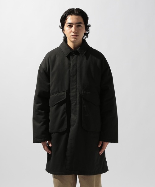 セール】中綿パッチステンカラーコート（ステンカラーコート）｜niko