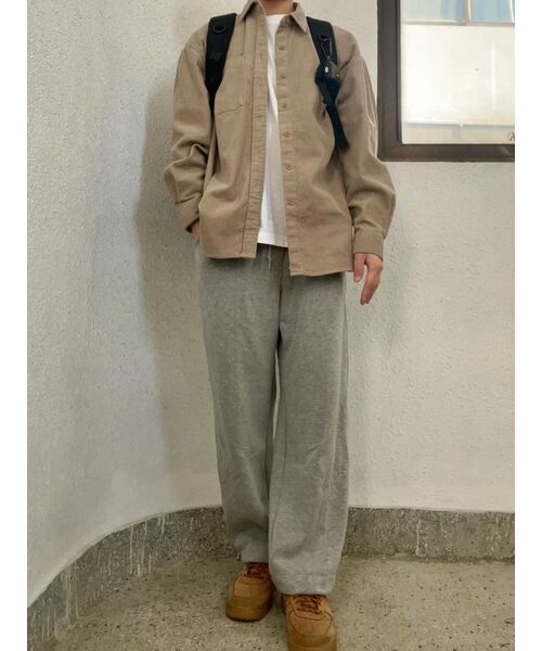 MUSINSA STANDARD（ムシンサスタンダード）の「オーバーサイズコーデュロイシャツ[クリーム]（シャツ/ブラウス・メンズ・その他・MEDIUM/LARGE/X-LARGE/XX-LARGE）」の12枚目の写真