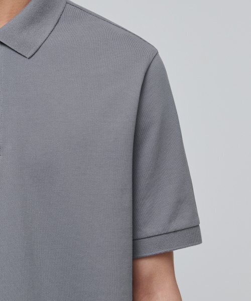 MUSINSA STANDARD(ムシンサスタンダード)の「ベーシックピケポロシャツ【グレー】(ポロシャツ・メンズ・その他・SMALL/MEDIUM/LARGE/X-LARGE)」の6枚目の写真