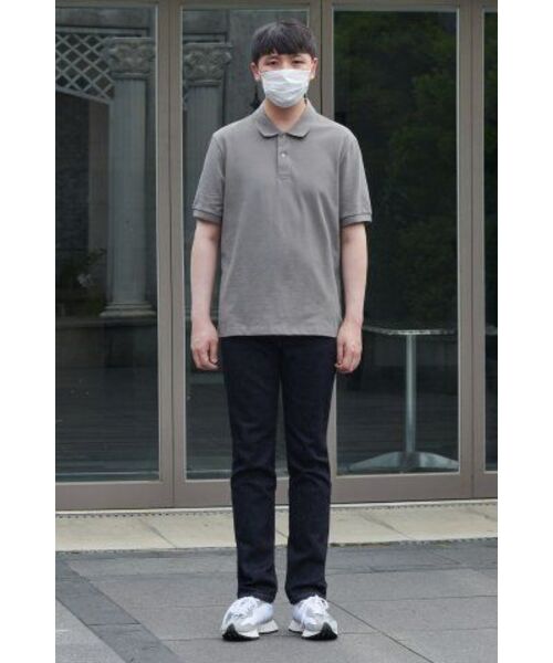 MUSINSA STANDARD(ムシンサスタンダード)の「ベーシックピケポロシャツ【グレー】(ポロシャツ・メンズ・その他・SMALL/MEDIUM/LARGE/X-LARGE)」の7枚目の写真