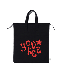 2WAY COTTON BIG BAG BLACK