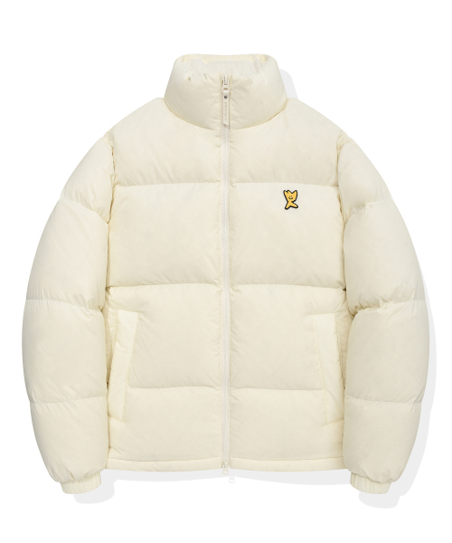 ソリッドダウンパフショートプファークリーム