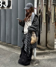 Never mind the XU（ネバーマインドザエックスユー）の「【Never mind the XU】pocket cargo pants / 【ネバーマインド ザ エックスユー】ポケットワイドカーゴパンツ  <着用動画あり>（カーゴパンツ）」