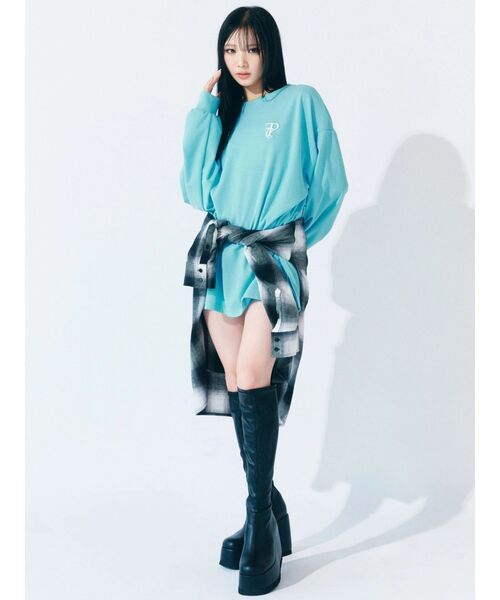 EVRIS PSYCHICFEVER オーバーサイズサーマルロンT サイフィ セール】【PSYCHIC FEVER × EVRIS】オーバーサイズサーマルロンT（T
