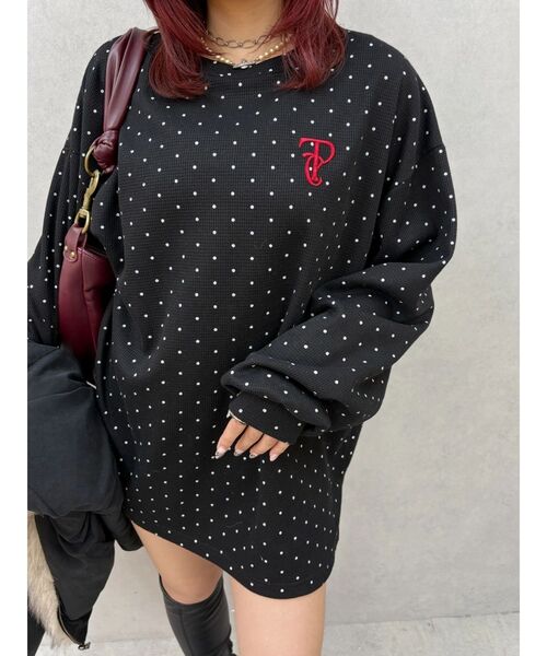 セール】【PSYCHIC FEVER × EVRIS】オーバーサイズサーマルロンT（T