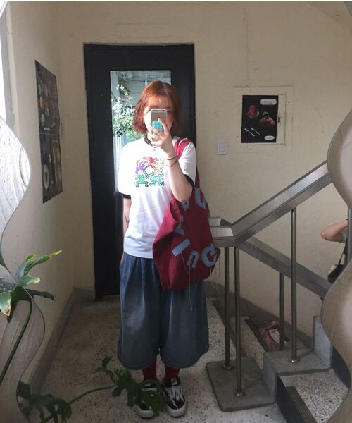 IUGAMAKARAS(イウガマカラス)の「IUGA Big Shopper Bag (Burgundy)(エコバッグ/サブバッグ・レディース・その他・FREE)」の16枚目の写真