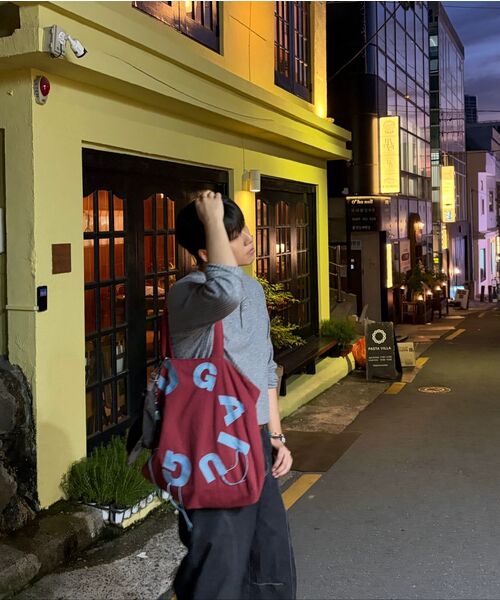 IUGAMAKARAS(イウガマカラス)の「IUGA Big Shopper Bag (Burgundy)(エコバッグ/サブバッグ・レディース・その他・FREE)」の17枚目の写真