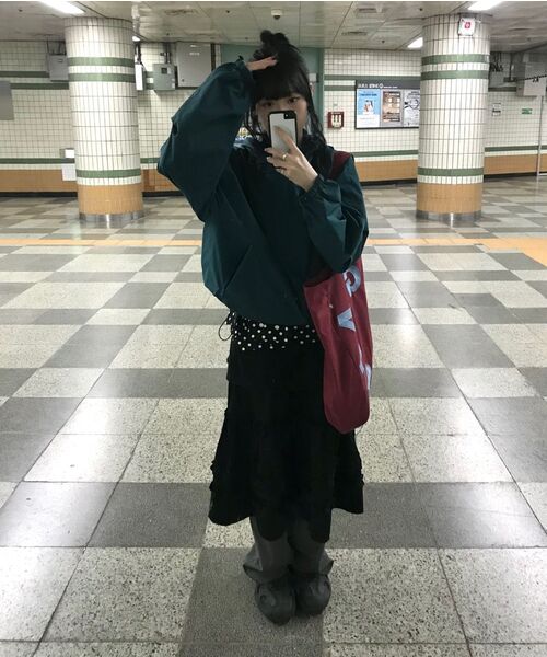 IUGAMAKARAS(イウガマカラス)の「IUGA Big Shopper Bag (Burgundy)(エコバッグ/サブバッグ・レディース・その他・FREE)」の12枚目の写真