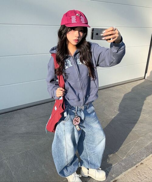 IUGAMAKARAS(イウガマカラス)の「IUGA Big Shopper Bag (Burgundy)(エコバッグ/サブバッグ・レディース・その他・FREE)」の2枚目の写真