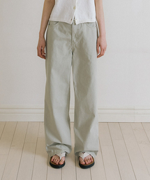 pigment carpenter denim pants-khaki beige