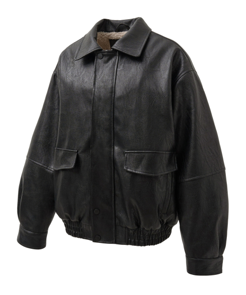 8281 レザー ムスタン (ブラック)