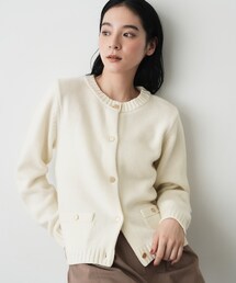 ウールカシミヤカーディガン