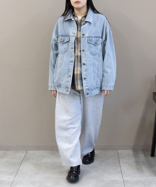 pufe(ピュフェ)の「【pufe】リラックスチェックシャツ(シャツ/ブラウス・レディース・ベージュ/オレンジ/ブルー・ONESIZE)」の18枚目の写真