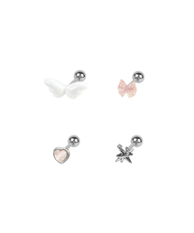VVV（ブイブイブイ）の「[SET] Baby Angel Ribbon Piercing（ピアス（両耳用））」
