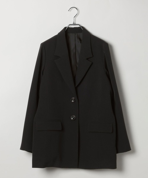 PAGEBOY イージーケア2WAYショルダージャケット　M ブラック セール】【セットアップ対応】イージーケア2WAYショルダージャケット