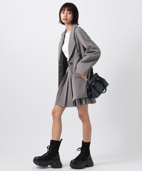 PAGEBOY（ページボーイ）の「イージーケア２WAYショルダージャケット（テーラードジャケット・レディース・ブラック/チャコールグレー/グレー系その他・SMALL/MEDIUM）」の18枚目の写真