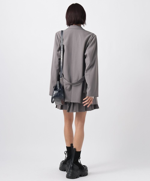 PAGEBOY（ページボーイ）の「イージーケア２WAYショルダージャケット（テーラードジャケット・レディース・ブラック/チャコールグレー/グレー系その他・SMALL/MEDIUM）」の19枚目の写真