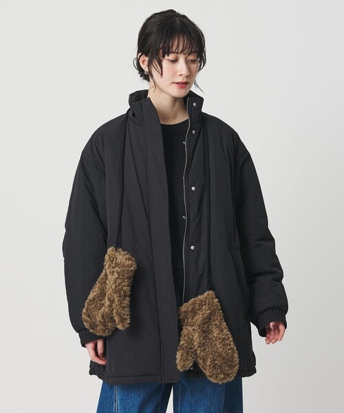BEAUTY&YOUTH UNITED ARROWS(ビューティーアンドユースユナイテッドアローズ)の「ストリング ボア ミトン(手袋・レディース・モカ/イエロー/オフホワイト・FREE)」の22枚目の写真