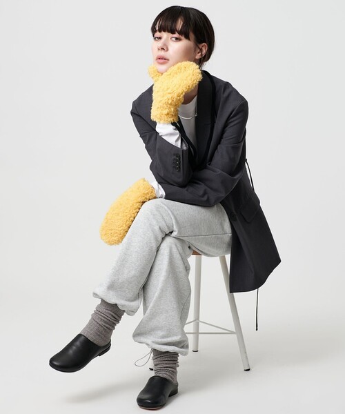 BEAUTY&YOUTH UNITED ARROWS(ビューティーアンドユースユナイテッドアローズ)の「ストリング ボア ミトン(手袋・レディース・モカ/イエロー/オフホワイト・FREE)」の20枚目の写真