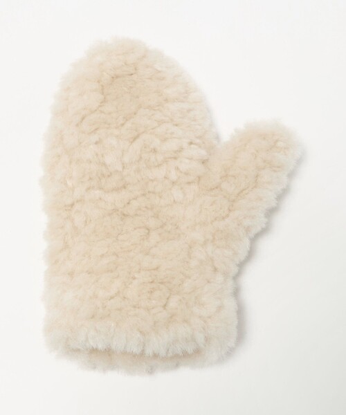 BEAUTY&YOUTH UNITED ARROWS(ビューティーアンドユースユナイテッドアローズ)の「ストリング ボア ミトン(手袋・レディース・モカ/イエロー/オフホワイト・FREE)」の16枚目の写真
