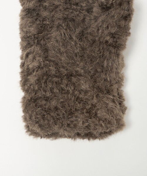 BEAUTY&YOUTH UNITED ARROWS(ビューティーアンドユースユナイテッドアローズ)の「ストリング ボア ミトン(手袋・レディース・モカ/イエロー/オフホワイト・FREE)」の10枚目の写真