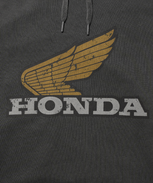 PHYPS MOTORCYCLE(フィップスモーターサイクル)の「Vintage Logo Hoodie Charcoal(パーカー・メンズ・その他・LARGE/X-LARGE/SMALL/MEDIUM)」の4枚目の写真