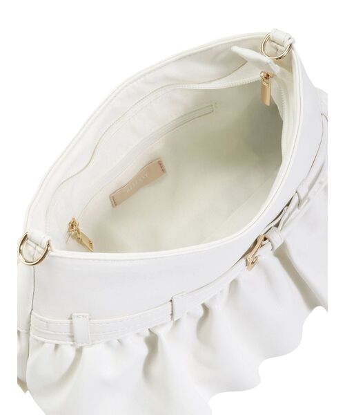 RESEXXY（リゼクシー）の「フリルデザインハンドバッグ（ハンドバッグ・レディース・ホワイト/ブラック・FREE）」の22枚目の写真