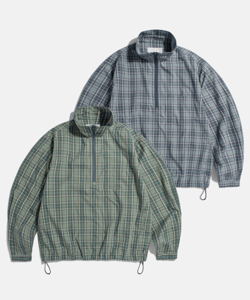 ESPIONAGE（エスピオナジ）の「Half Zip Anorak Shirt Green Check（シャツ/ブラウス・メンズ・その他・MEDIUM/LARGE/X-LARGE）」の4枚目の写真