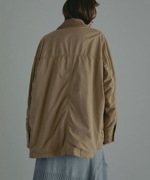ETRE TOKYO（エトレトウキョウ）の「コンビネックワークブルゾン（ブルゾン・レディース・ブラック/カーキ/ベージュ・S/M）」の12枚目の写真