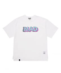 Mad Oversized Short Sleeves T-Shirts White