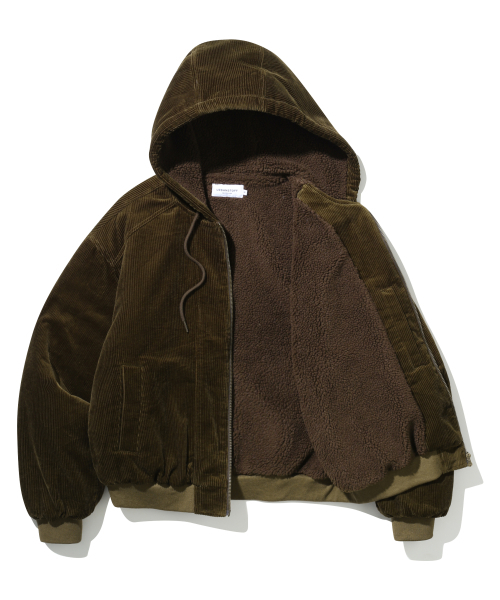 URBANSTOFF(アーバンストッフ)の「フライトコーデュロイボンバー(ブラウン)(ブルゾン・レディース・その他・MEDIUM/LARGE)」の2枚目の写真