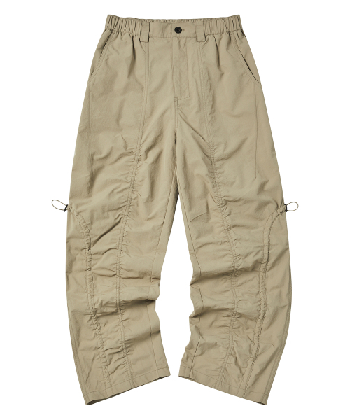 LINED BALLOON PANTS [BEIGE]