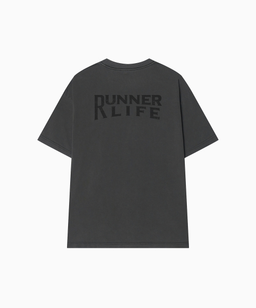 MENASOO(ミナス)の「275g Heavy Cotton Runner Graffiti Pigment T Shirt_Black(Tシャツ/カットソー・レディース・ブラック・SMALL/MEDIUM)」の6枚目の写真