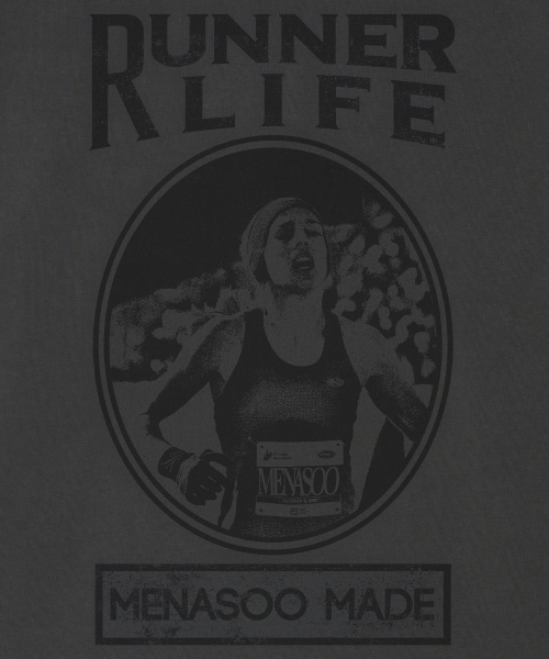 MENASOO(ミナス)の「275g Heavy Cotton Runner Graffiti Pigment T Shirt_Black(Tシャツ/カットソー・レディース・ブラック・SMALL/MEDIUM)」の4枚目の写真