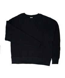 JEMORGAN ビッグワッフル BIGSIZEクルーネックL S