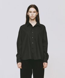 コットンシャツRAWカッティングライングレー