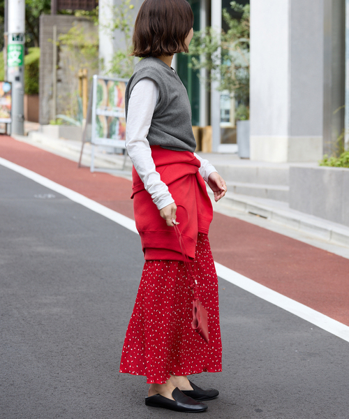 SLOBE IENA(スローブイエナ)の「ショートベスト(ベスト・レディース・キャメル/グレー・FREE)」の20枚目の写真