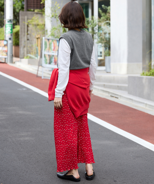 SLOBE IENA(スローブイエナ)の「ショートベスト(ベスト・レディース・キャメル/グレー・FREE)」の21枚目の写真