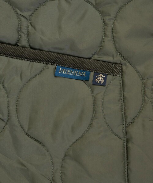 BROOKS BROTHERS（ブルックスブラザーズ）の「Brooks Brothers×LAVENHAM　デンハム　キルティングジャケット　Made in UK（その他アウター・メンズ・オリーブ/ダークネイビー・SMALL/MEDIUM/LARGE）」の17枚目の写真